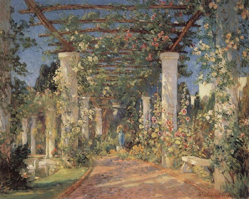 Colin Campbell Cooper Pergola at Samarkand Hotel,Santa Barbara